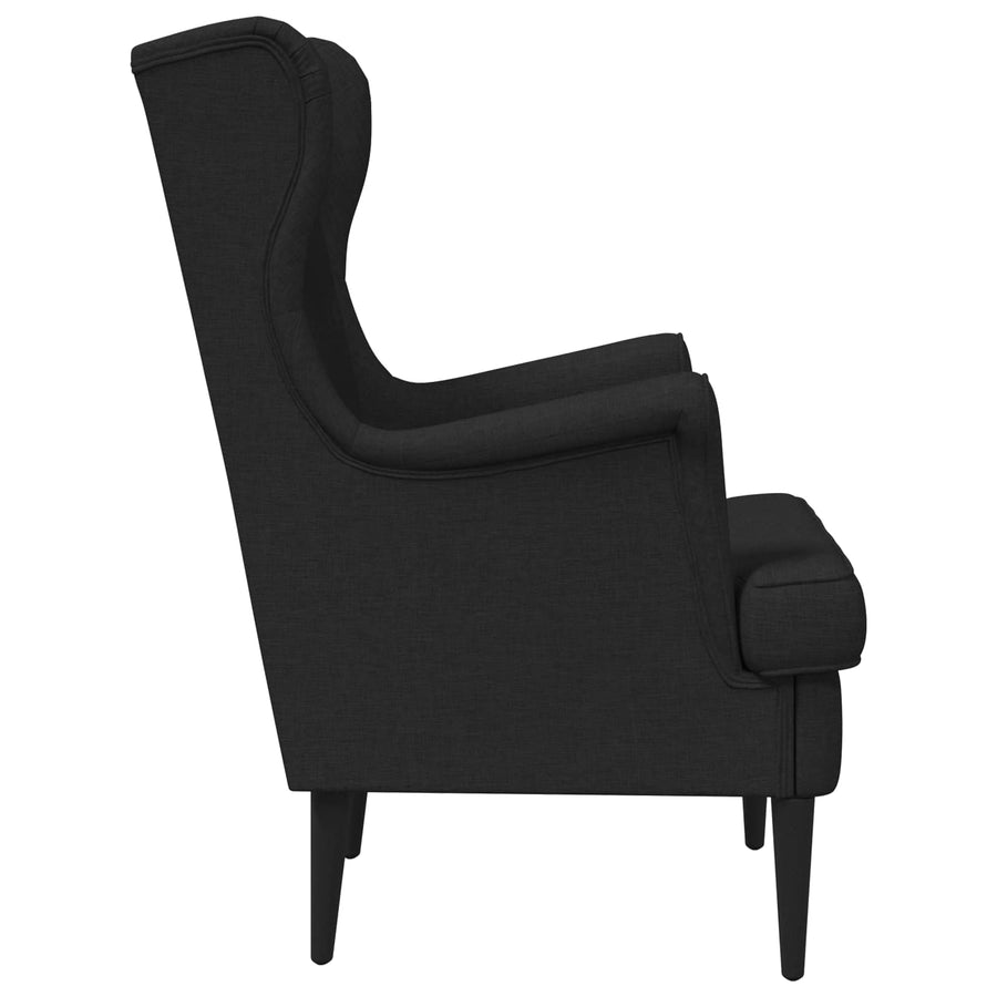 Fauteuil Zwart Stof