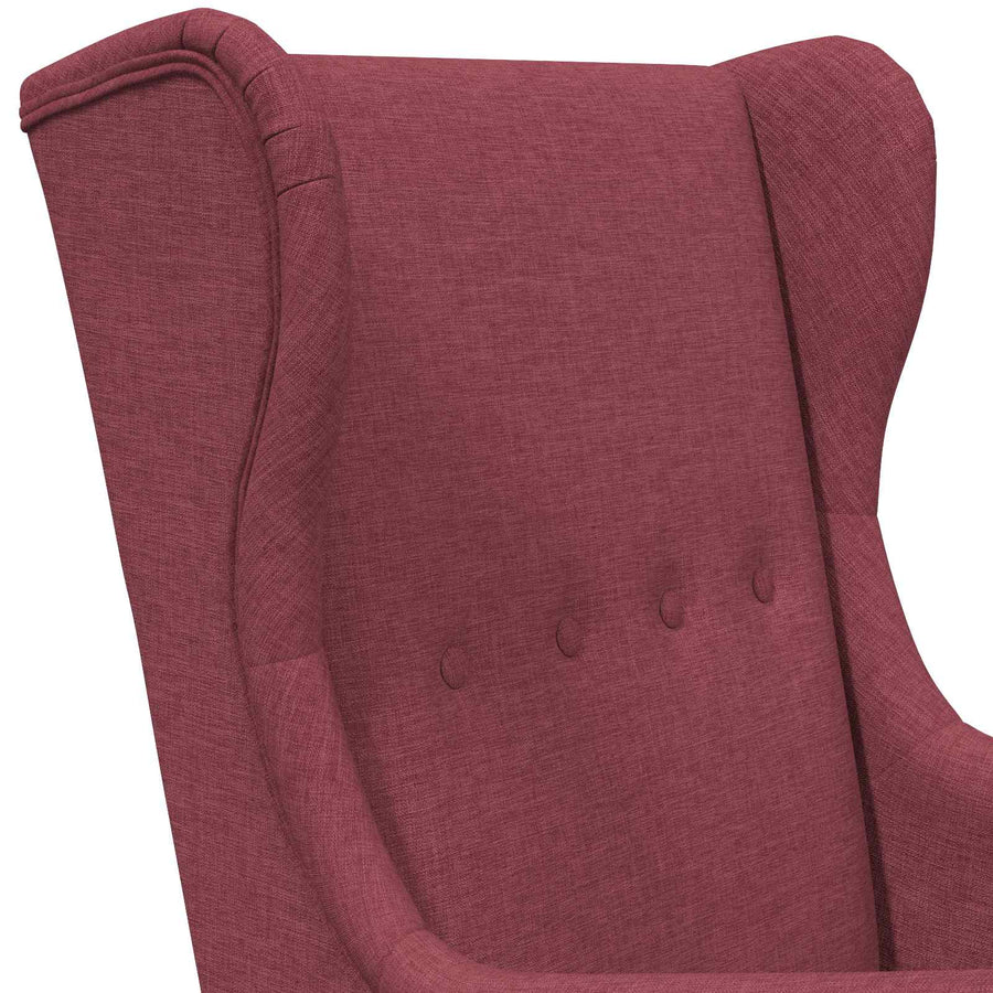 Fauteuil Wijnrood Stof