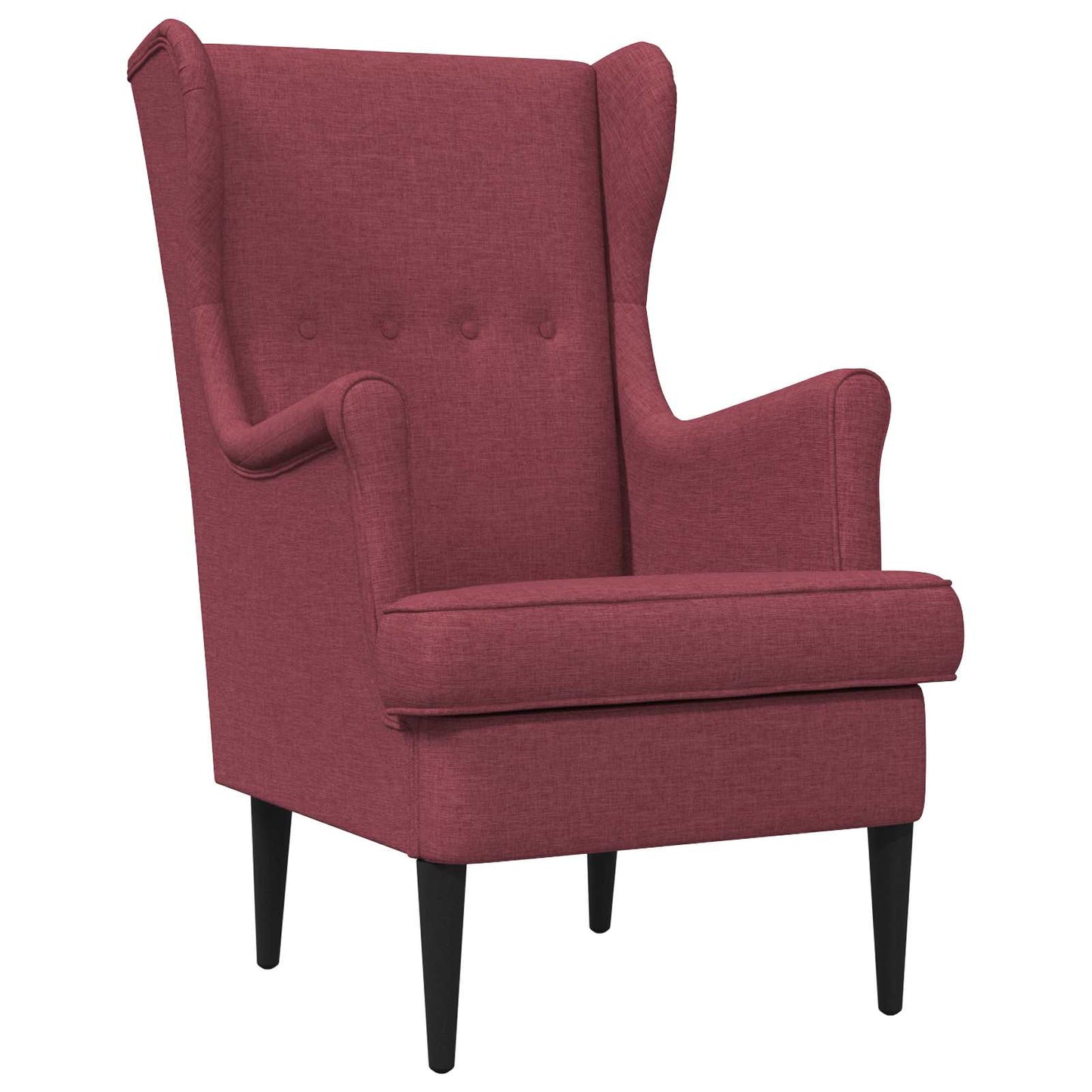 Fauteuil Wijnrood Stof