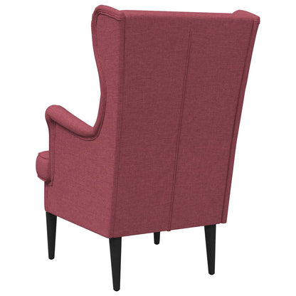 Fauteuil Wijnrood Stof