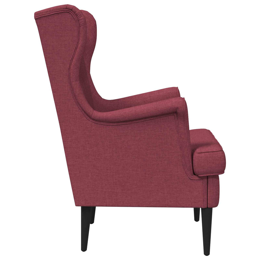 Fauteuil Wijnrood Stof