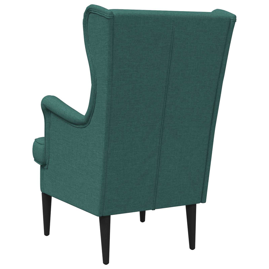 Fauteuil Donkergroen Stof