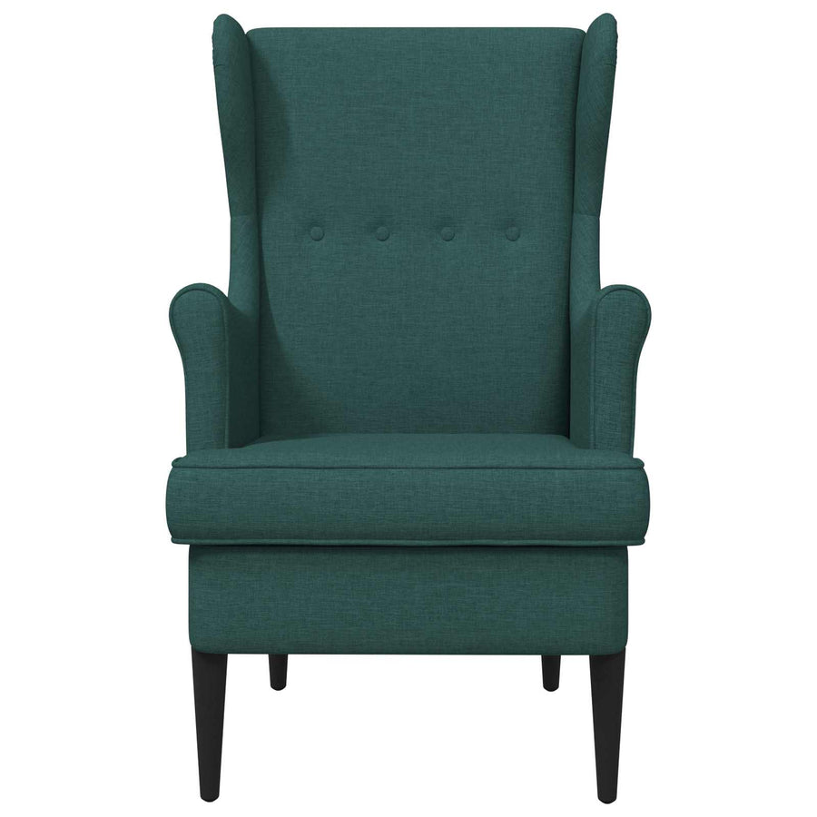 Fauteuil Donkergroen Stof