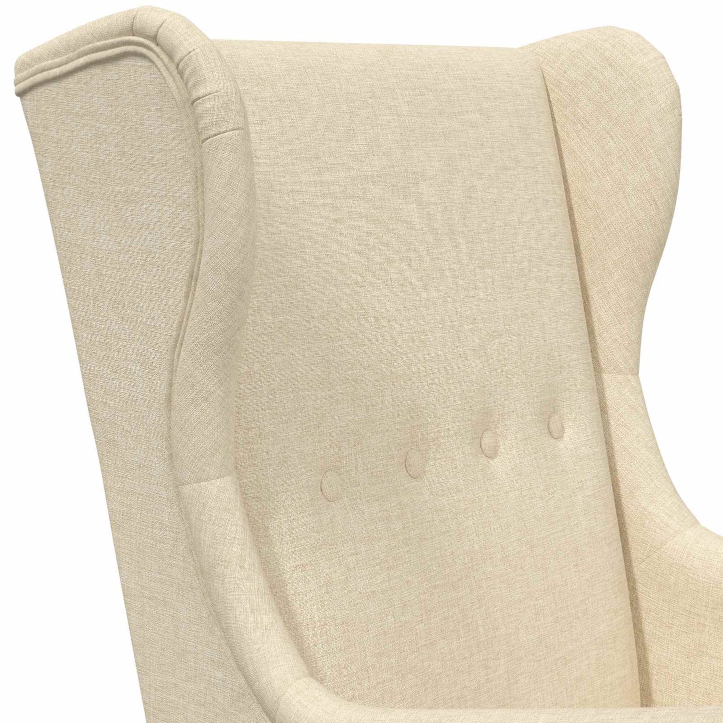 Fauteuil Crème Stof
