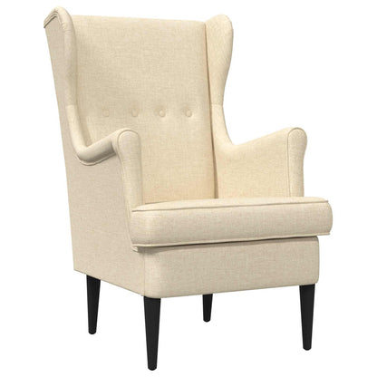 Fauteuil Crème Stof