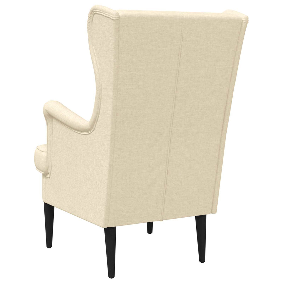 Fauteuil Crème Stof