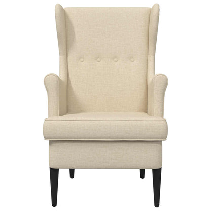 Fauteuil Crème Stof