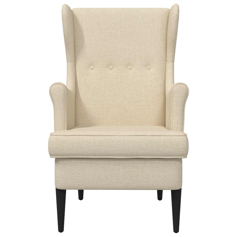 Fauteuil Crème Stof
