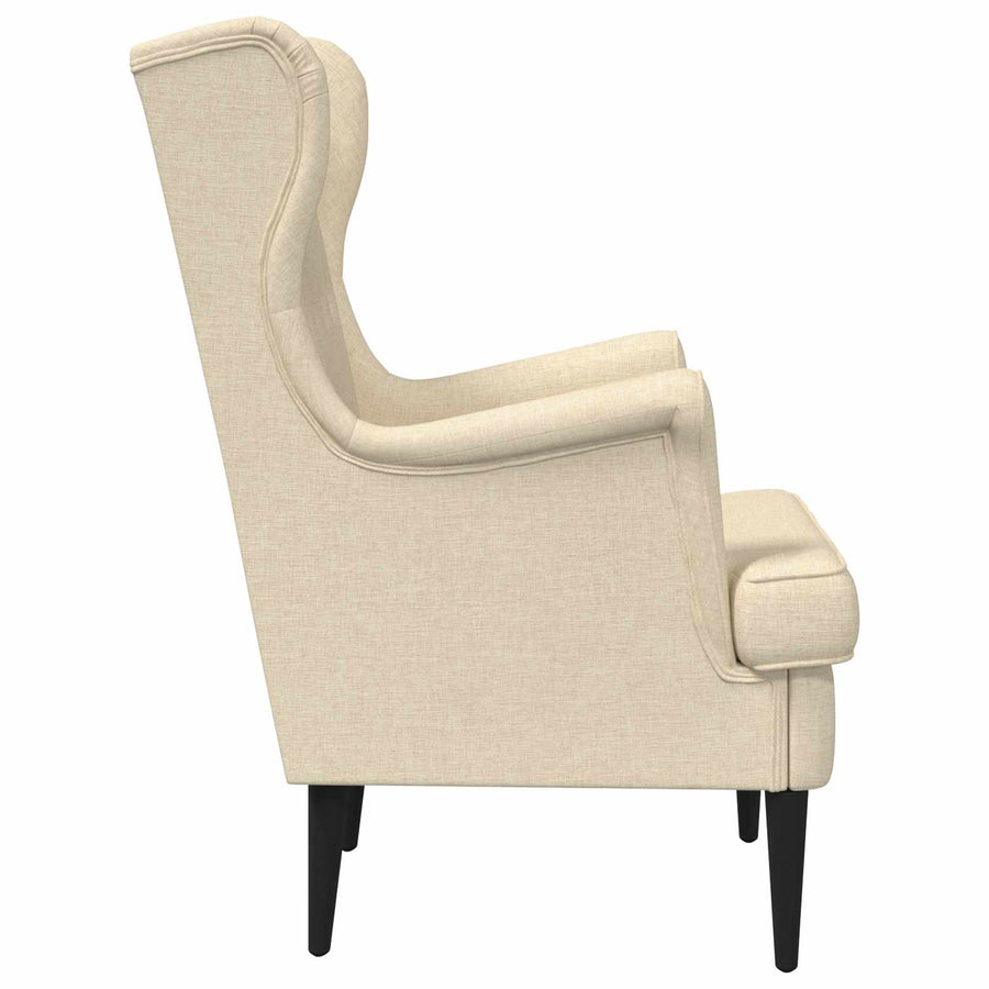 Fauteuil Crème Stof