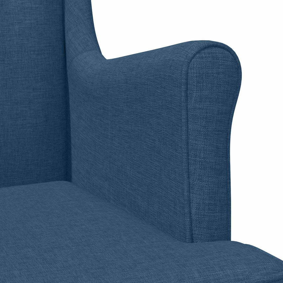 Fauteuil Blauw Stof