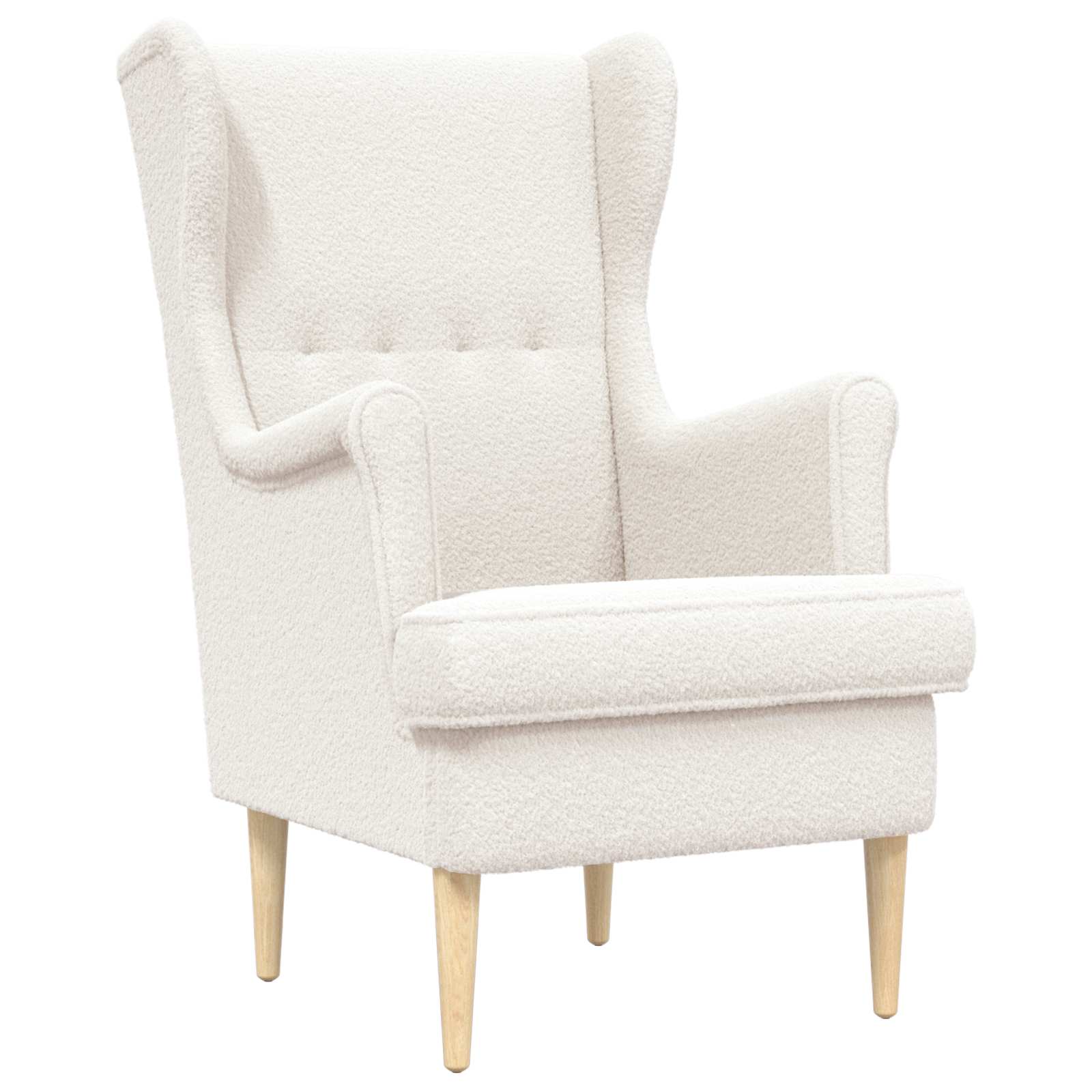 Fauteuil Crème Stof