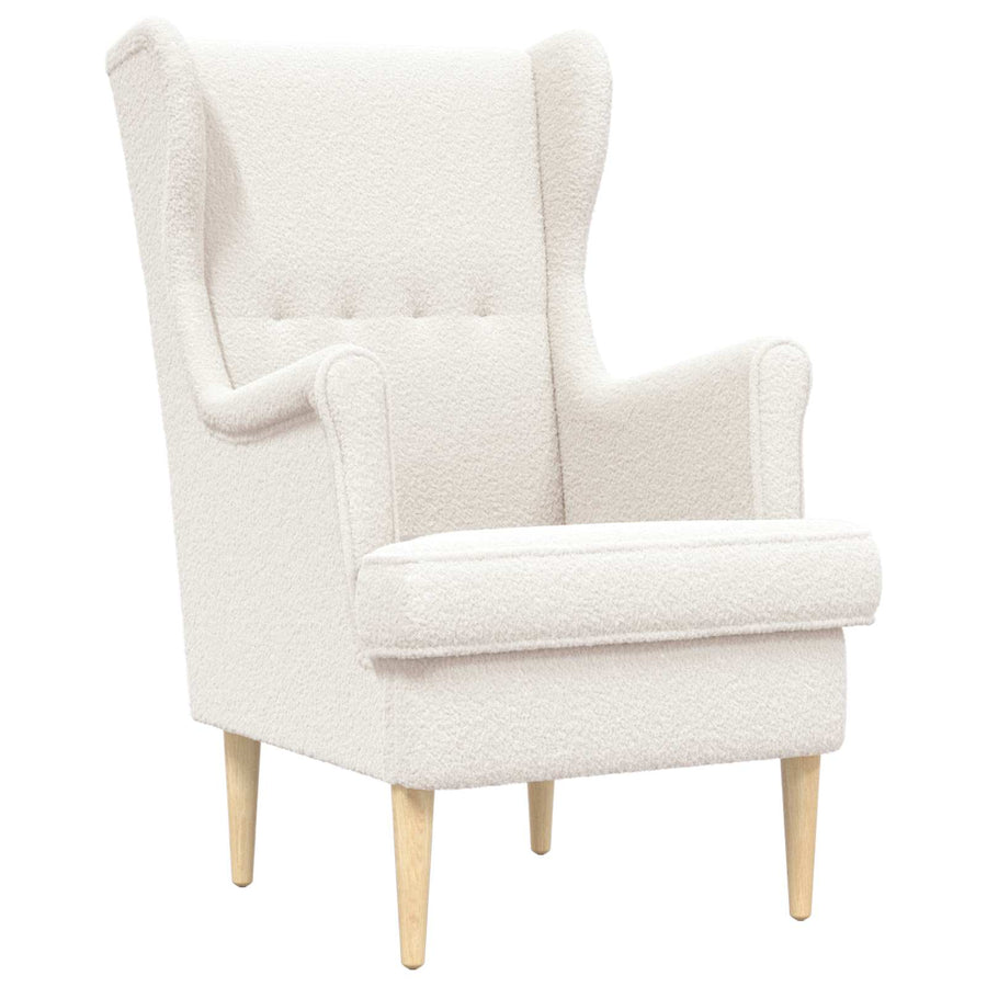 Fauteuil Crème Stof