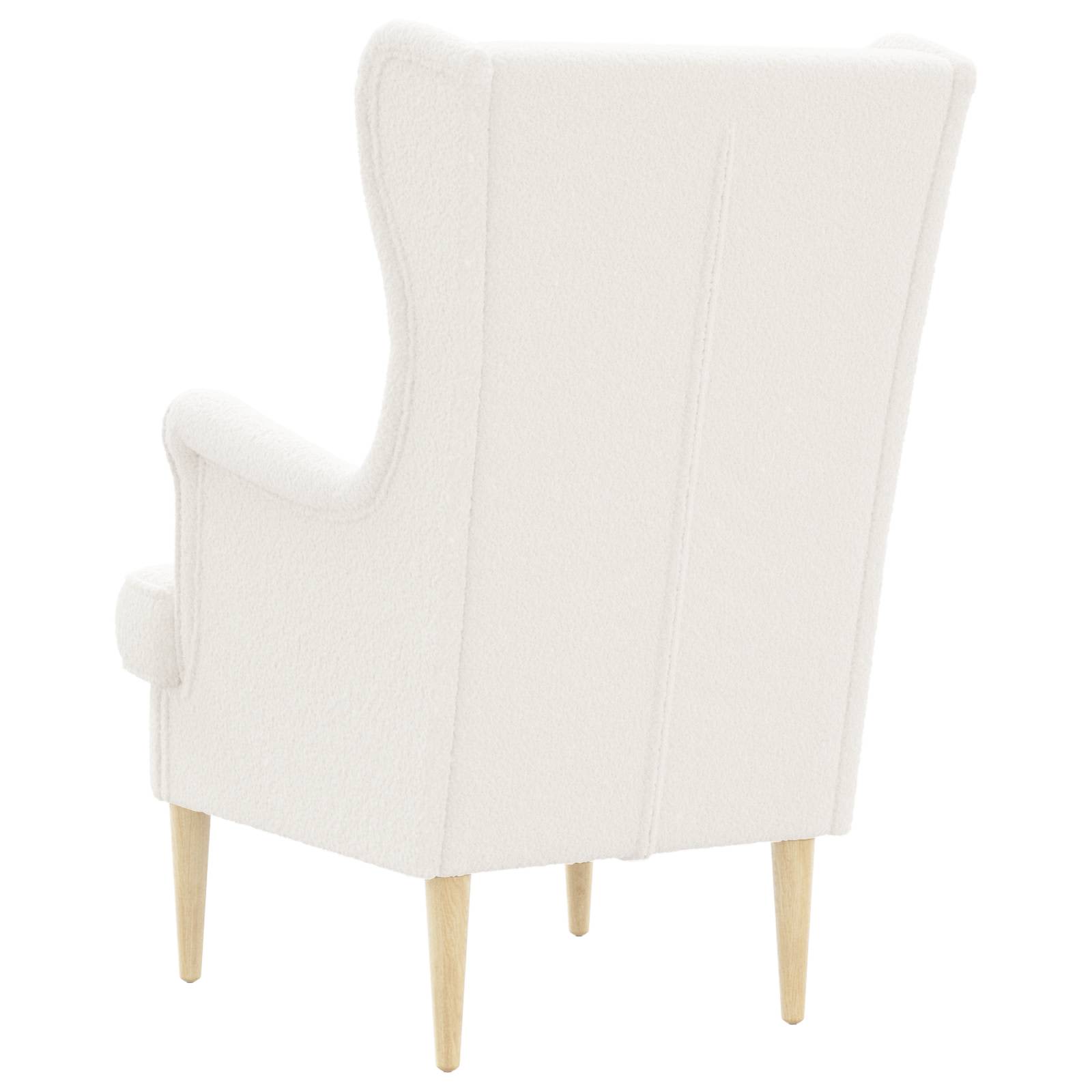 Fauteuil Crème Stof