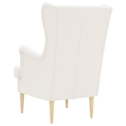 Fauteuil Crème Stof