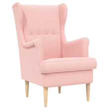 Fauteuil Roze Stof