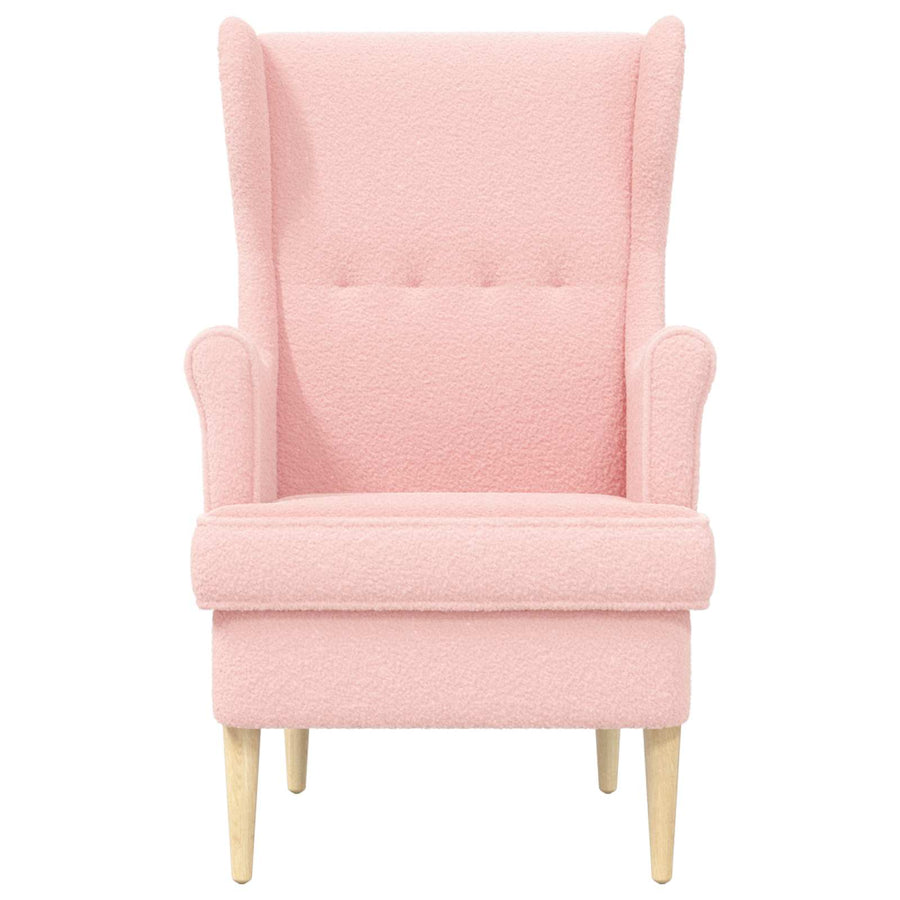 Fauteuil Roze Stof