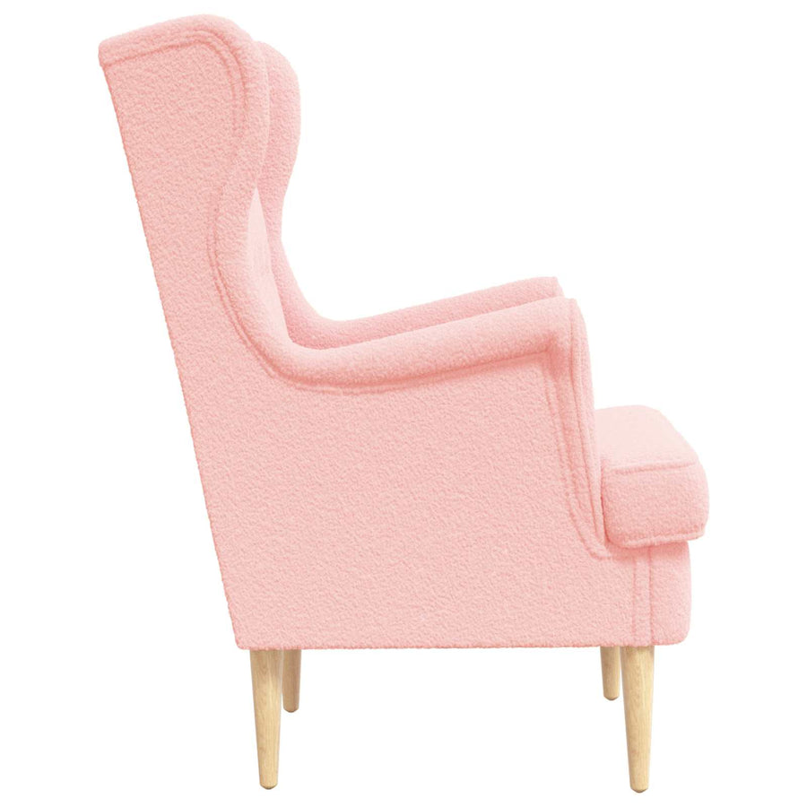 Fauteuil Roze Stof