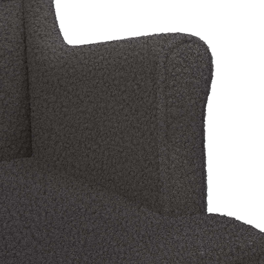 Fauteuil Donkergrijs Stof