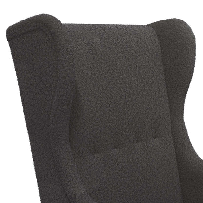 Fauteuil Donkergrijs Stof