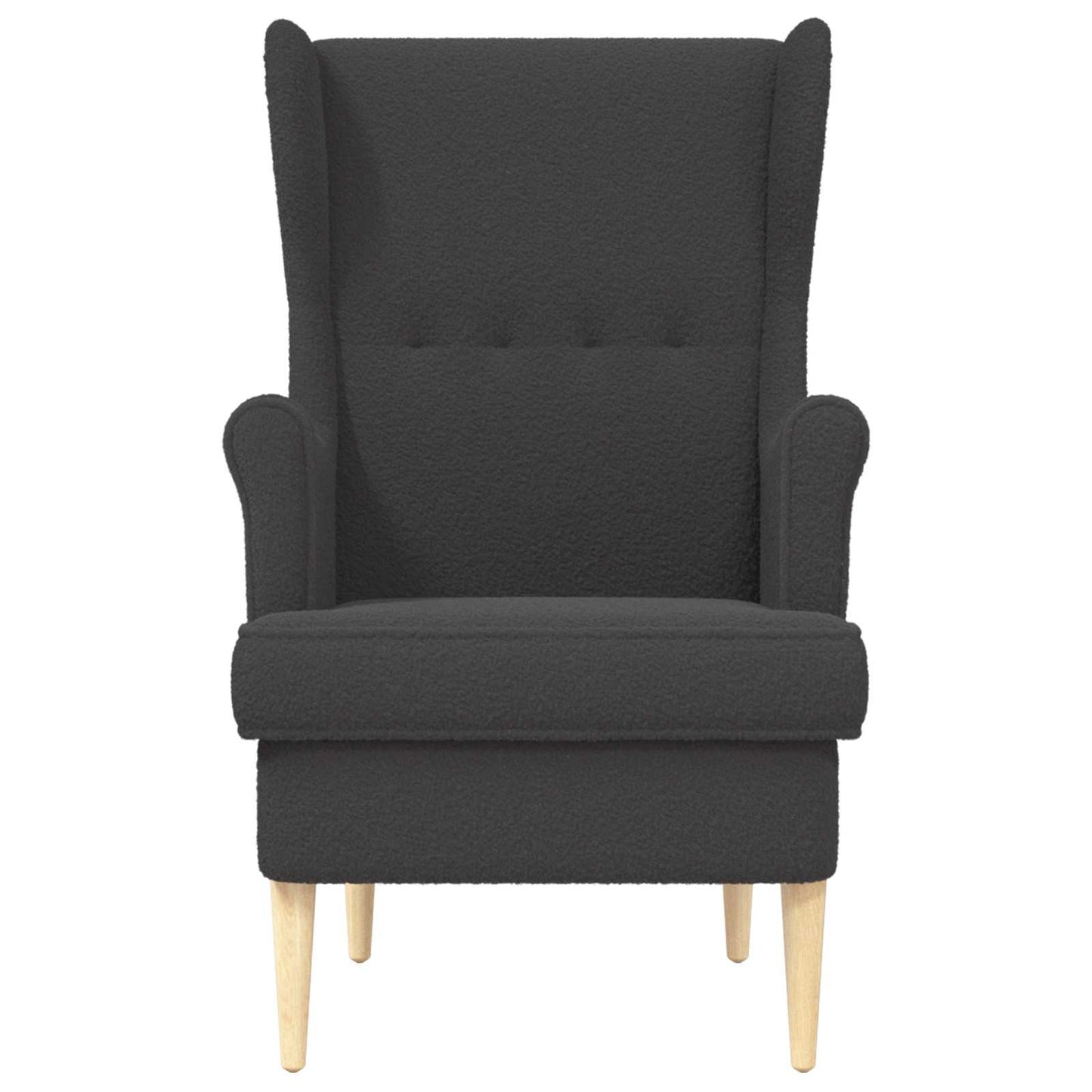 Fauteuil Donkergrijs Stof
