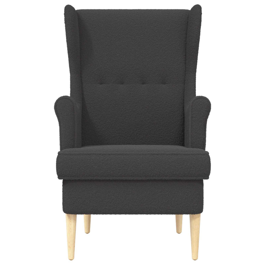 Fauteuil Donkergrijs Stof
