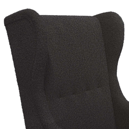 Fauteuil Zwart Stof