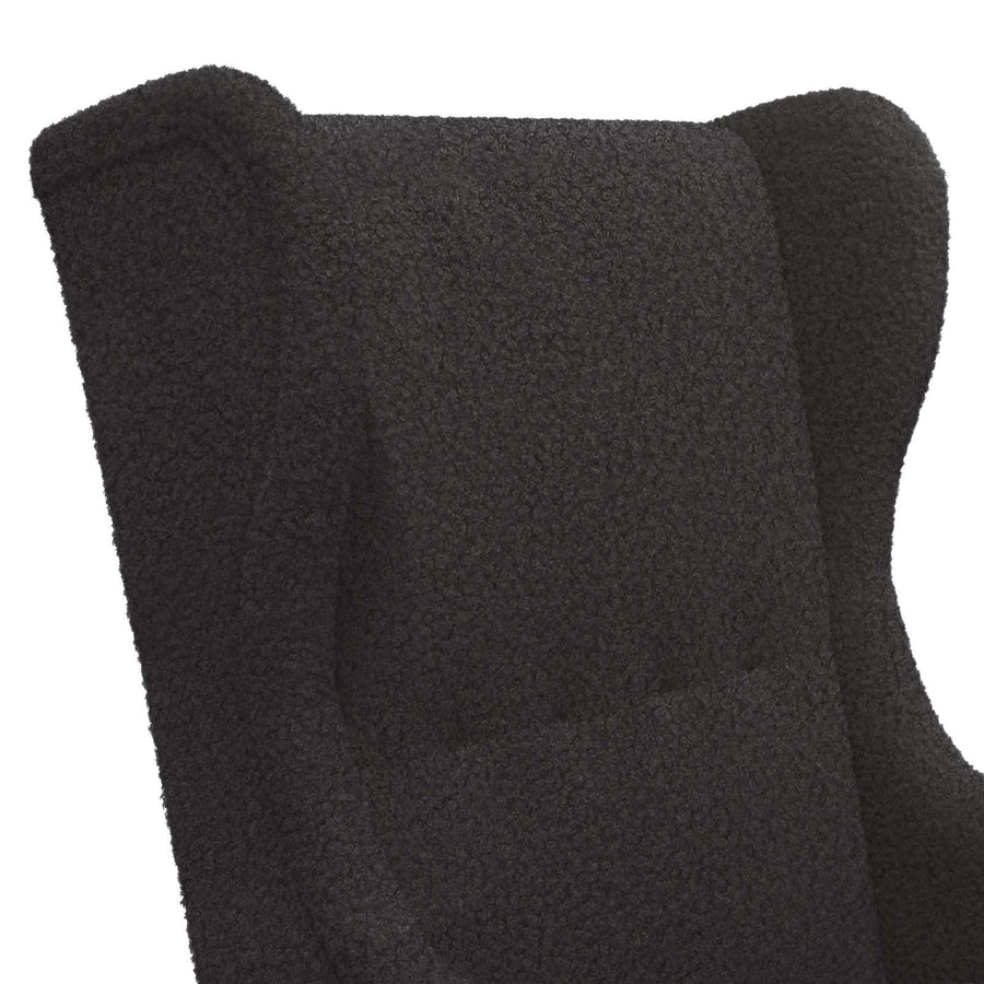 Fauteuil Zwart Stof