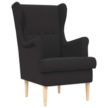 Fauteuil Zwart Stof