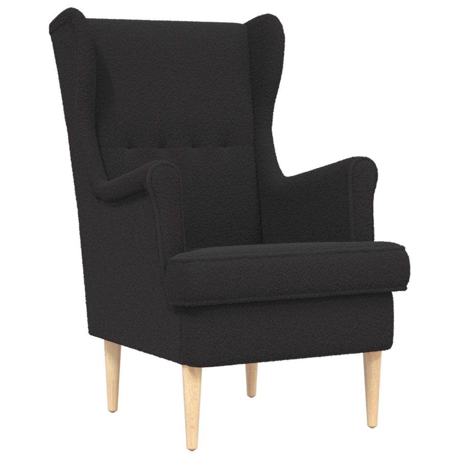 Fauteuil Zwart Stof
