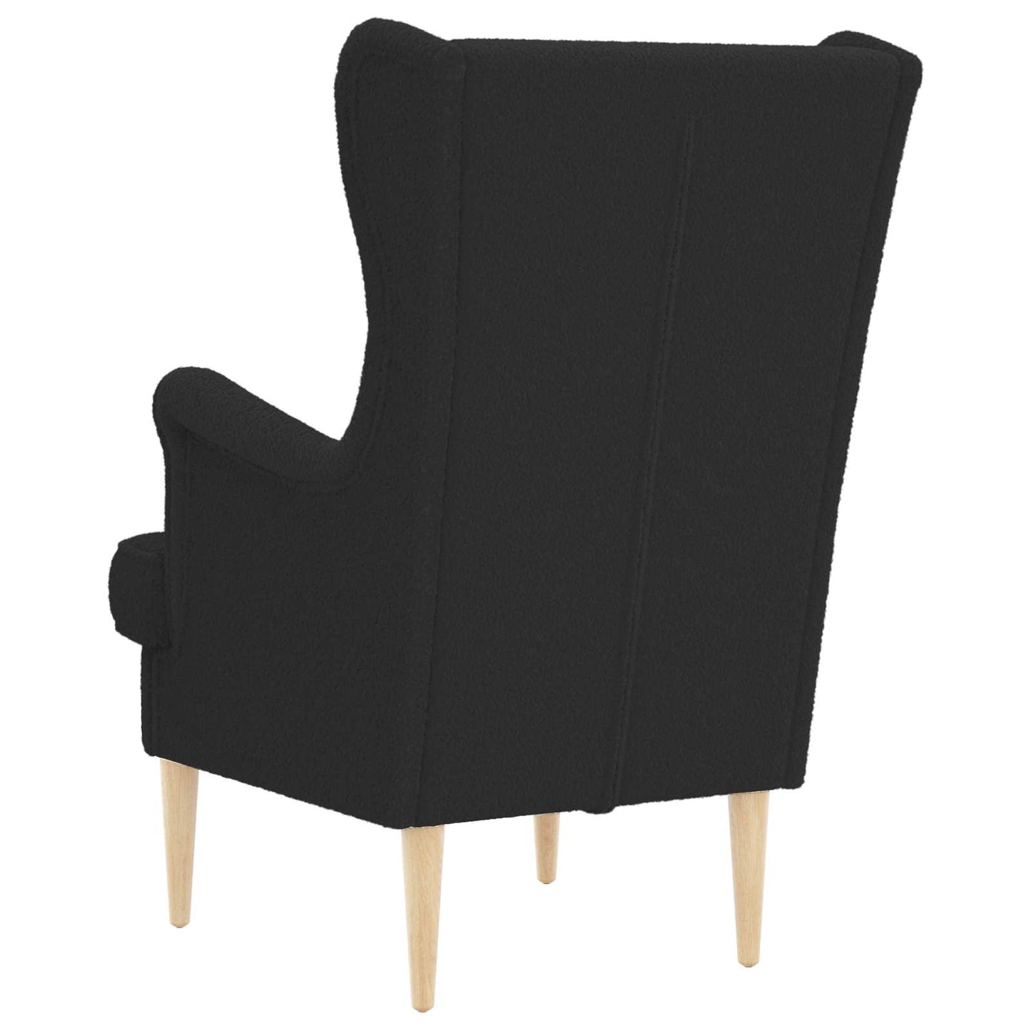Fauteuil Zwart Stof
