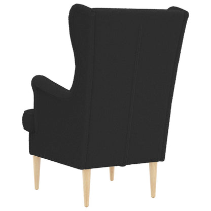 Fauteuil Zwart Stof