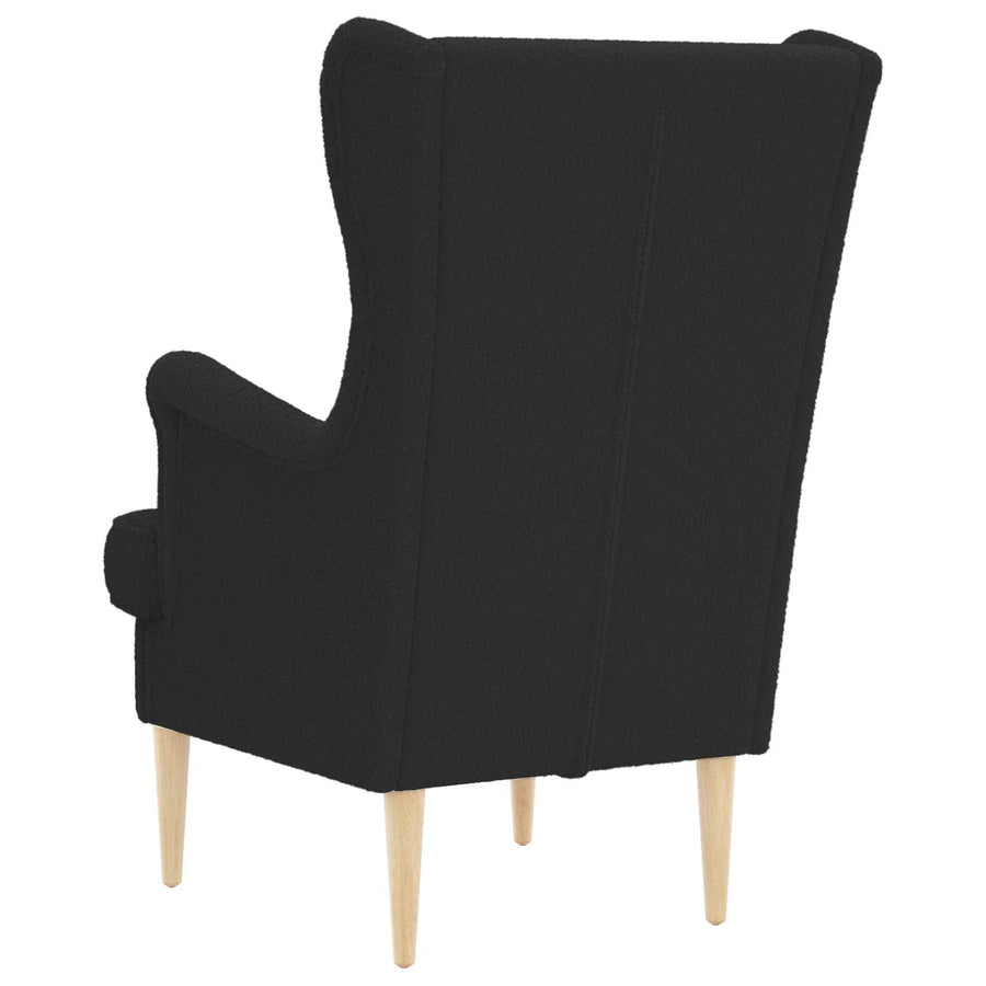 Fauteuil Zwart Stof
