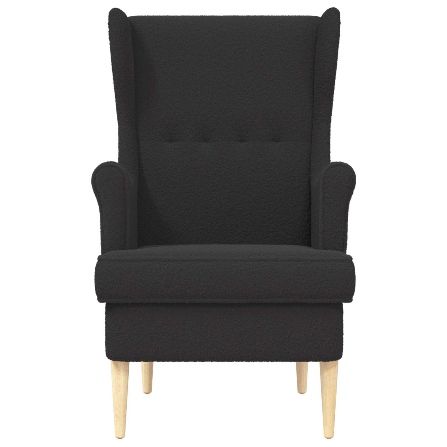 Fauteuil Zwart Stof