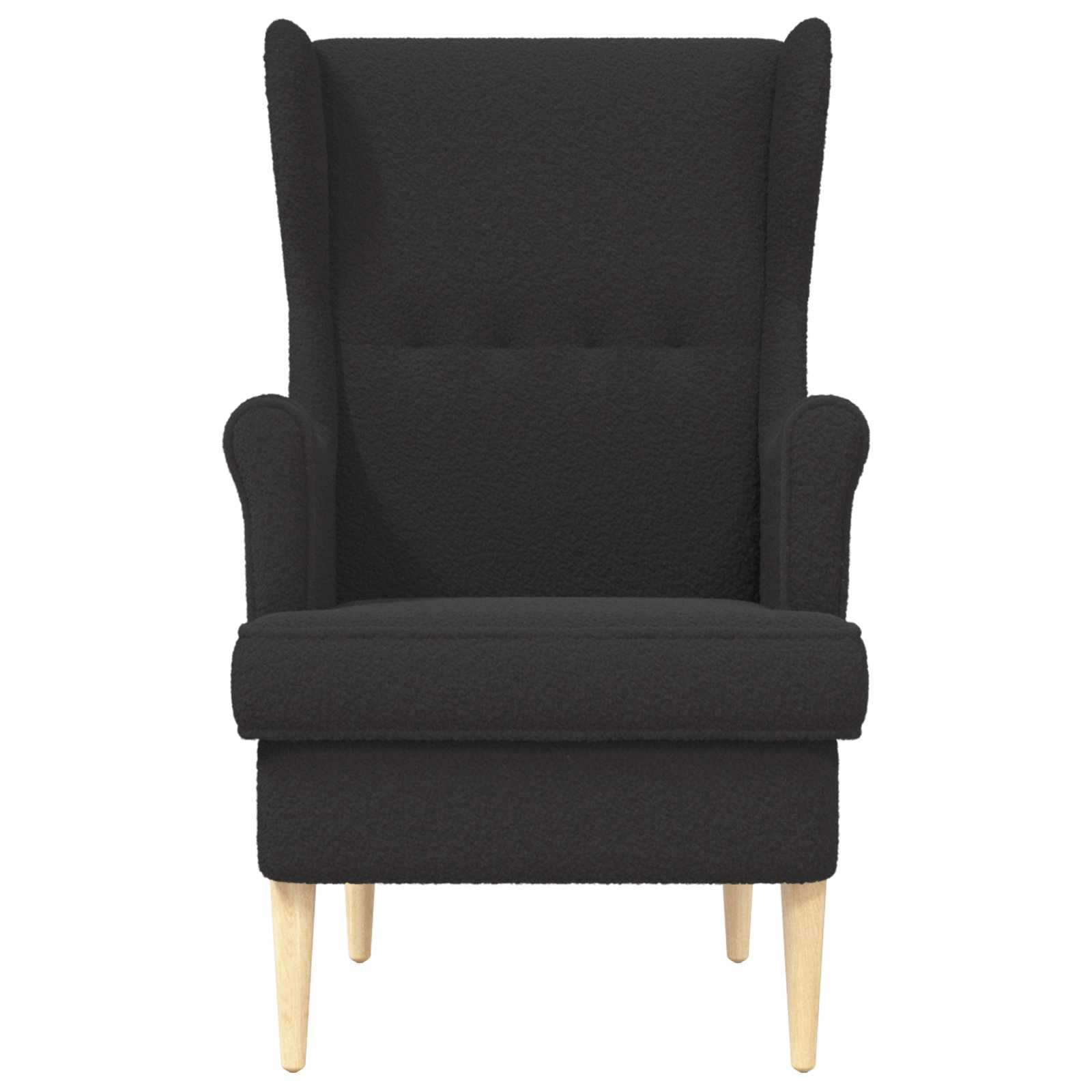 Fauteuil Zwart Stof