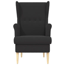 Fauteuil Zwart Stof