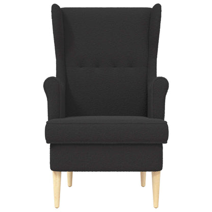 Fauteuil Zwart Stof