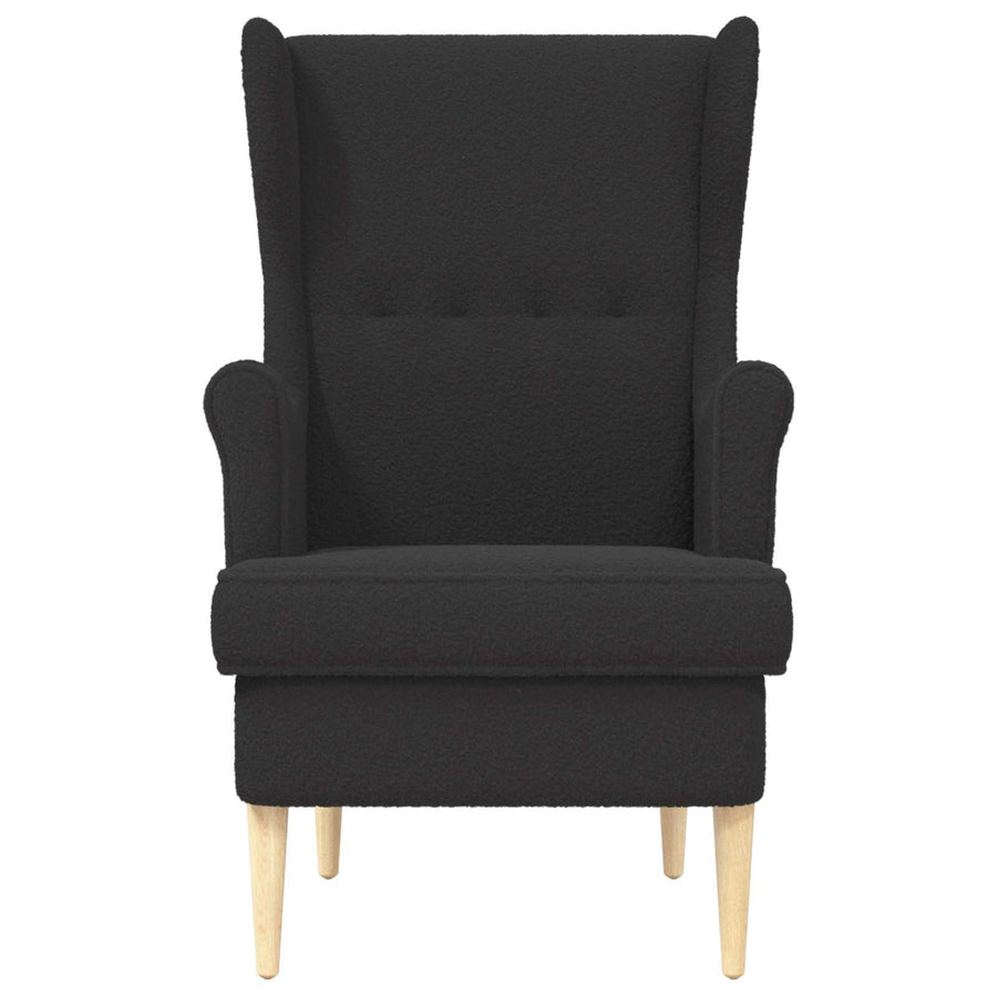 Fauteuil Zwart Stof