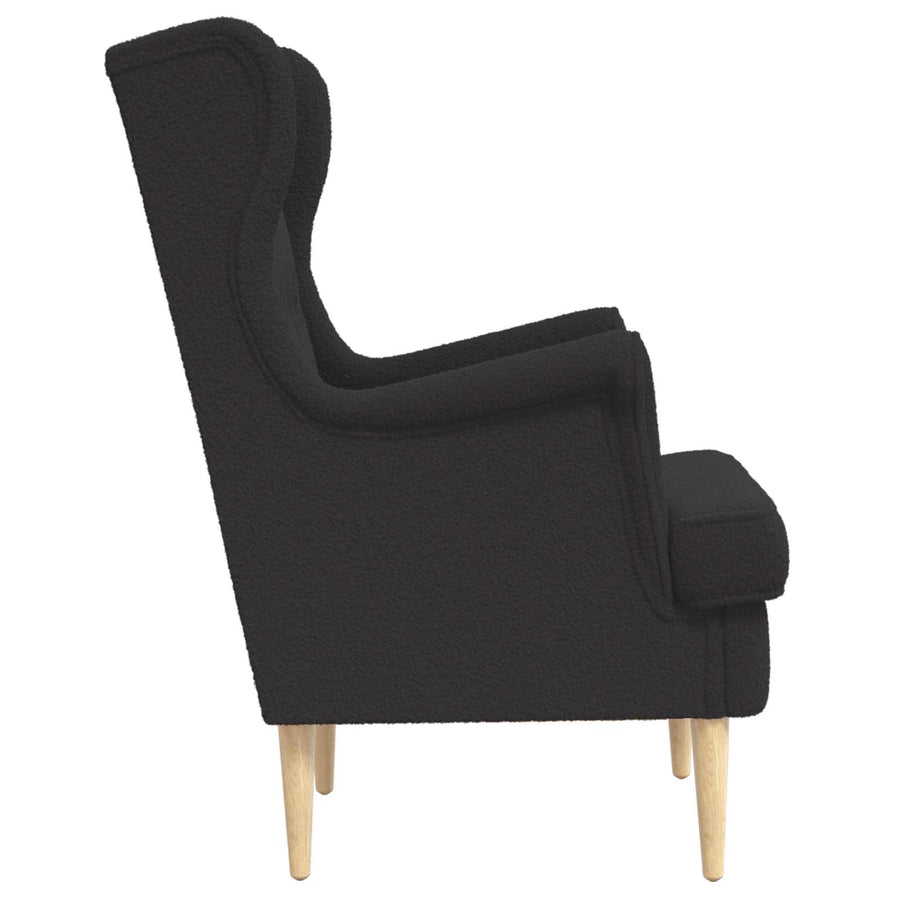 Fauteuil Zwart Stof