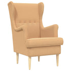 Fauteuil 65x79x100 cm beige stof