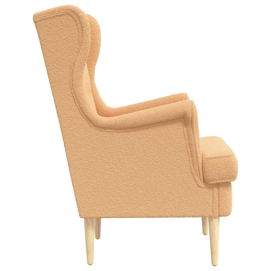 Fauteuil Beige Stof