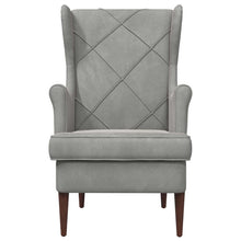 Fauteuil Lichtgrijs Fluweel