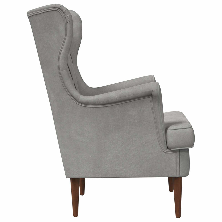 Fauteuil Lichtgrijs Fluweel