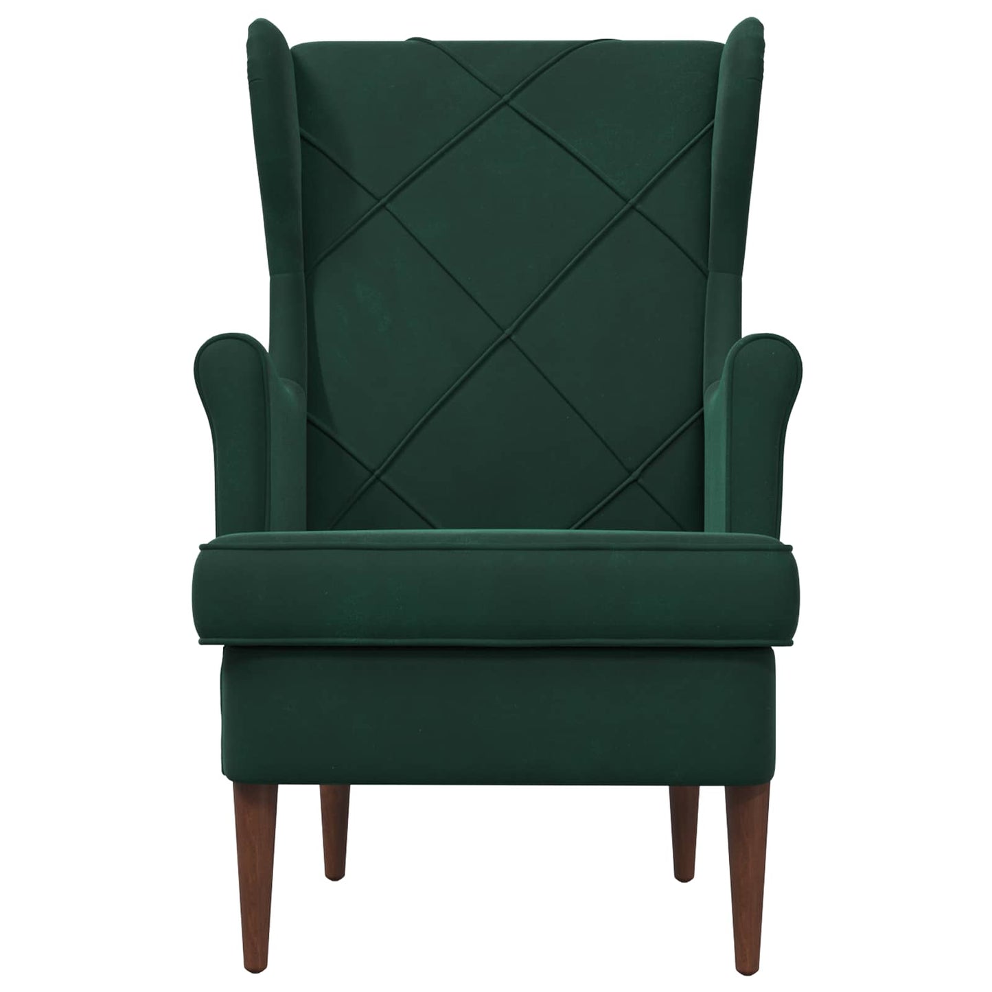 Fauteuil Donkergroen Fluweel