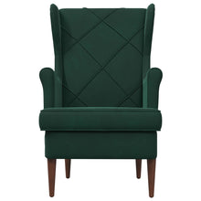 Fauteuil Donkergroen Fluweel