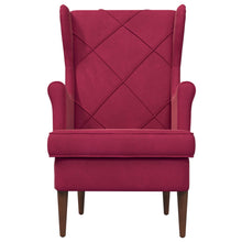 Fauteuil Wijnrood Fluweel