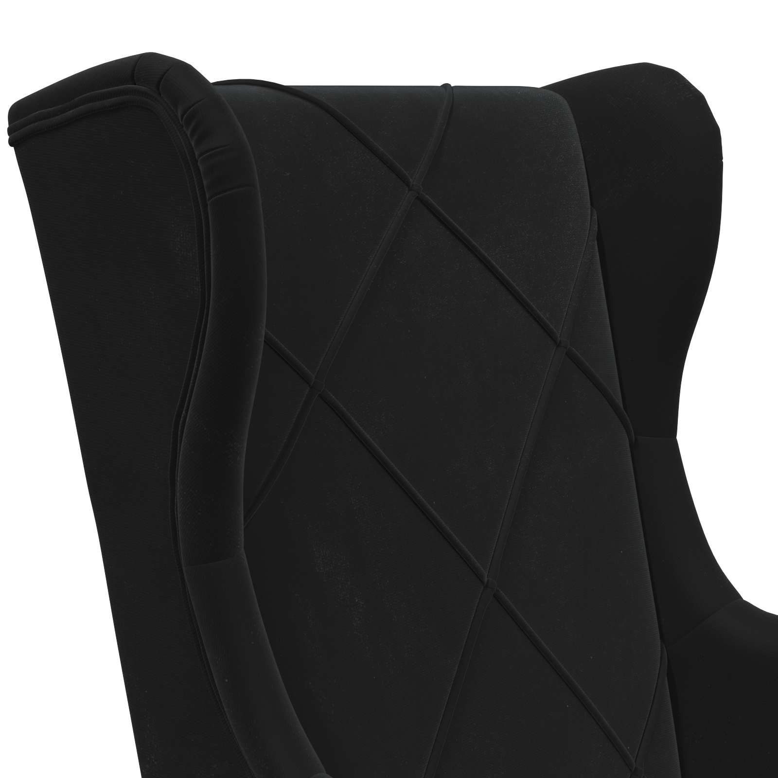Fauteuil Zwart Fluweel