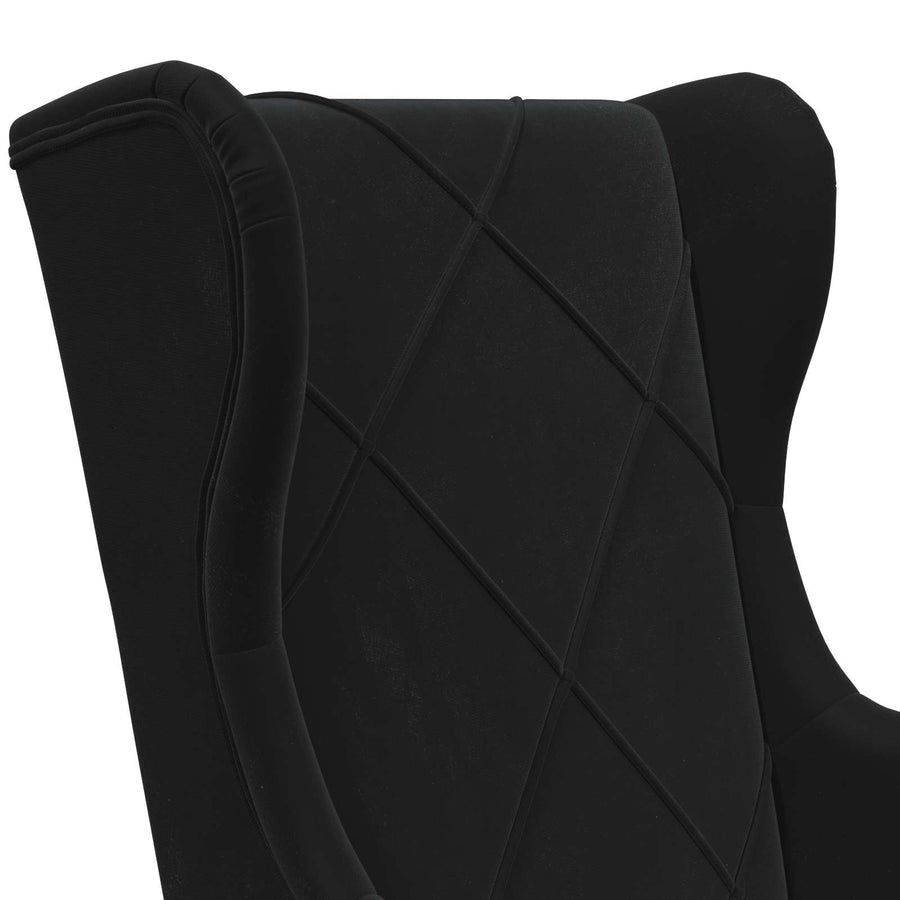 Fauteuil Zwart Fluweel