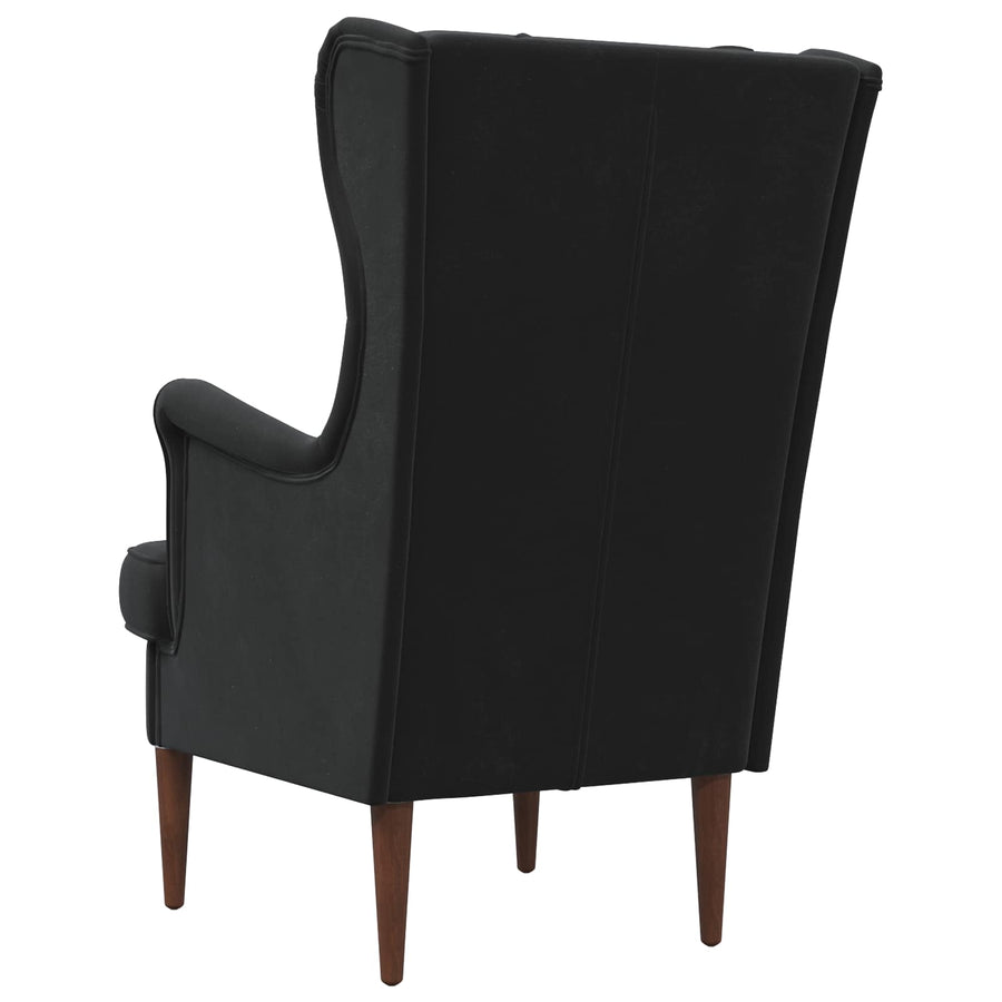 Fauteuil Zwart Fluweel