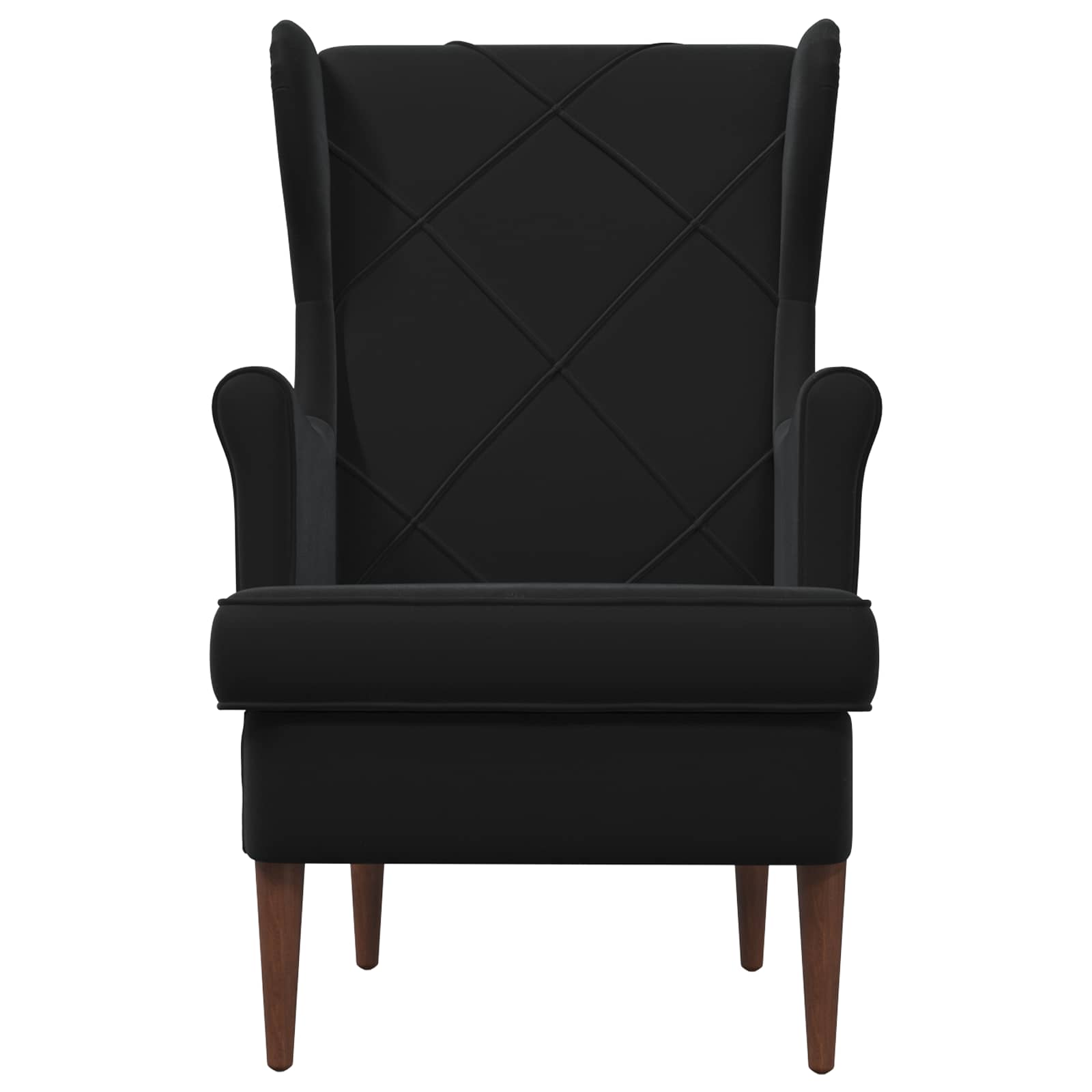 Fauteuil Zwart Fluweel