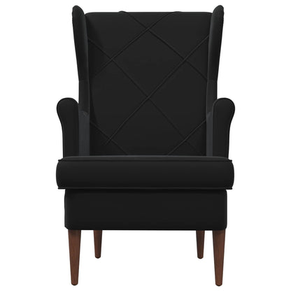 Fauteuil Zwart Fluweel